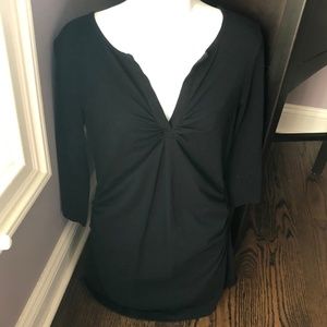 Kenneth Cole REACTION Women Split Neck Tunic S EUC
